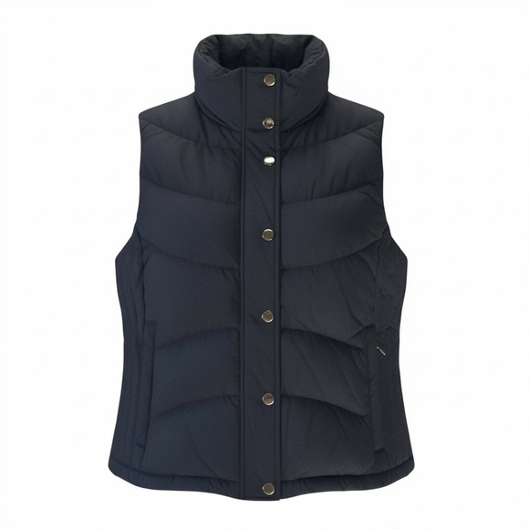 M. Julian Jackets & Blazers - M. Julian Navy Blue Stylish Puffer Vest Women’s XL